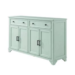 Crosley Furniture - Tara Sideboard - Distressed Seafoam Blue