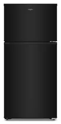 Whirlpool - 14.3 Cu. Ft. Top-Freezer Refrigerator with Total Coverage Cooling - Black