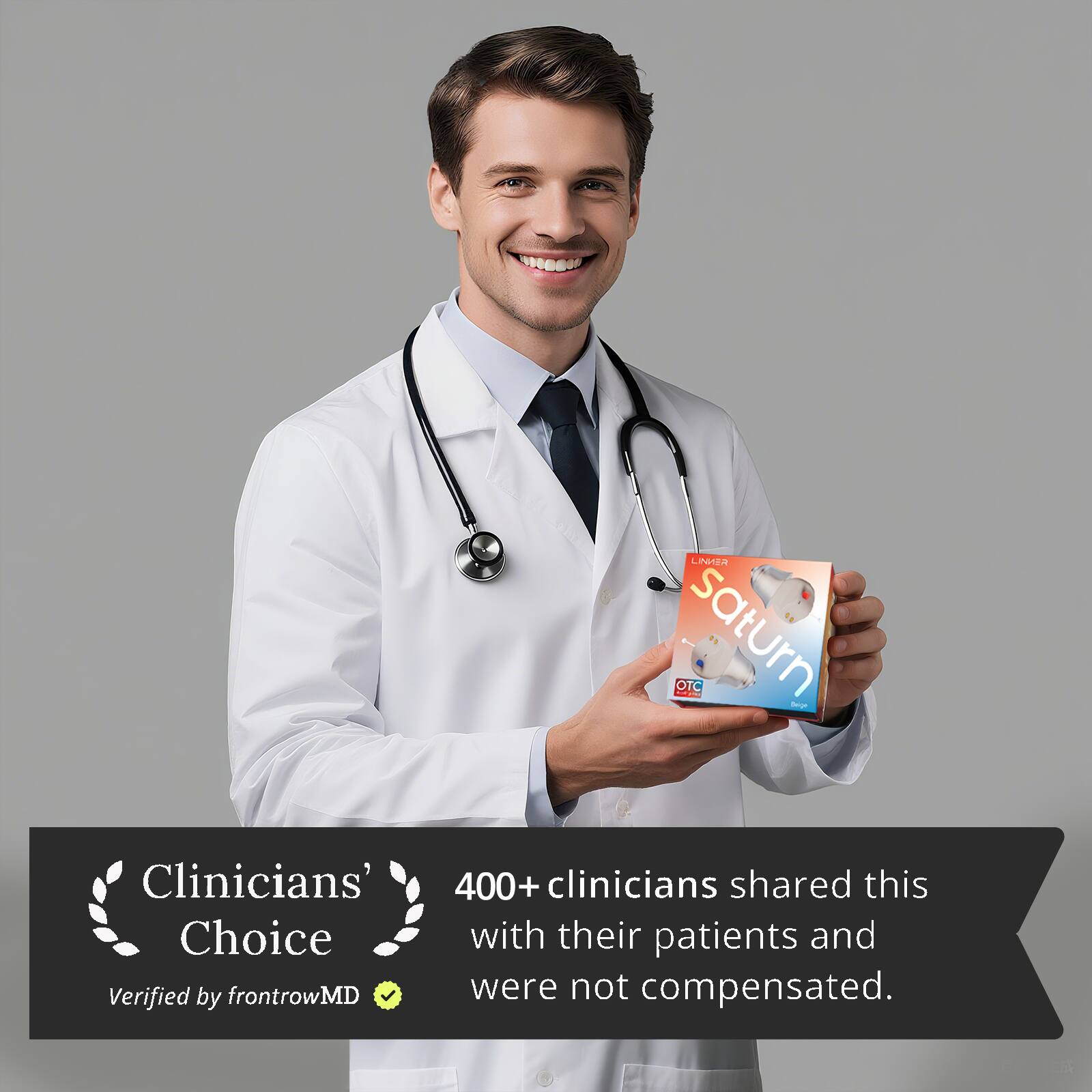 Clinicians' Choice  
Verified by frontrowMD  

400+ clinicians shared this with their patients and were not compensated.
