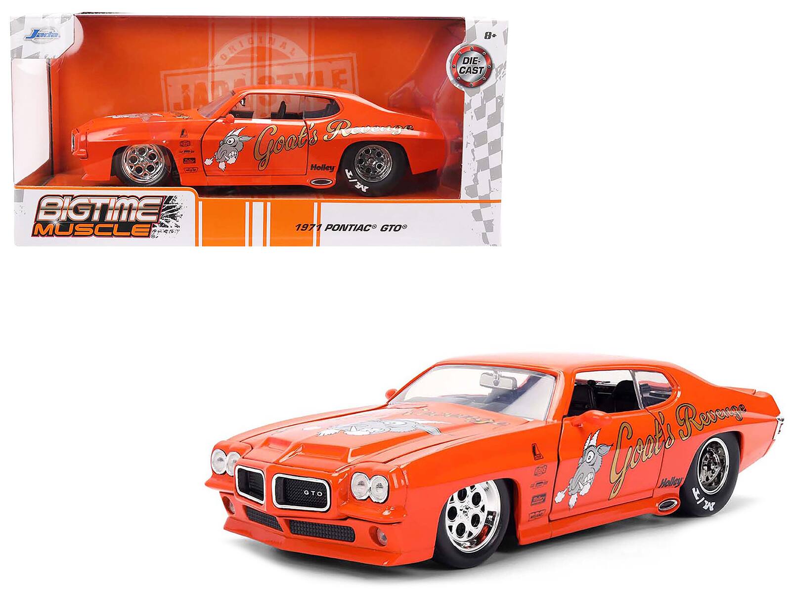 Goat's Revenge
Holley
1971 Pontiac GTO
Bigtime Muscle
Die-Cast
B+