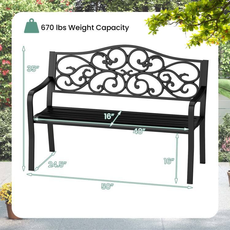 670 lbs Weight Capacity  
35"  
16"  
48"  
24.5"  
16"  
50"