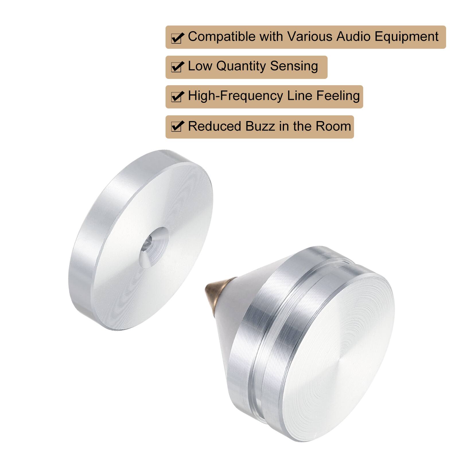 Compatible with Various Audio Equipment  
Low Quantity Sensing  
High-Frequency Line Feeling  
Reduced Buzz in the Room