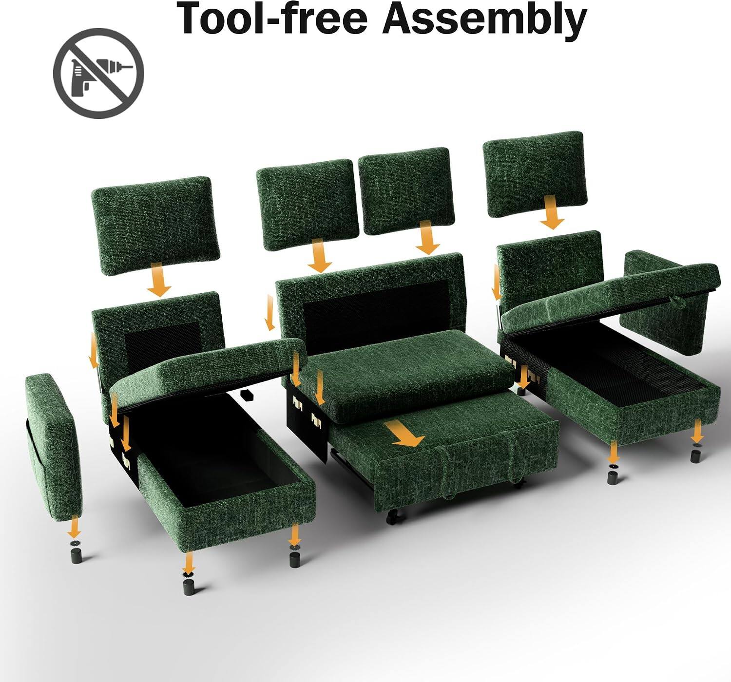 Tool-free Assembly