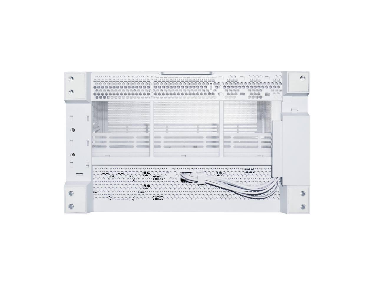Back. Lian Li - o11 dynamic evo xl o11dexl white aluminum / steel / tempered glass atx m - White.