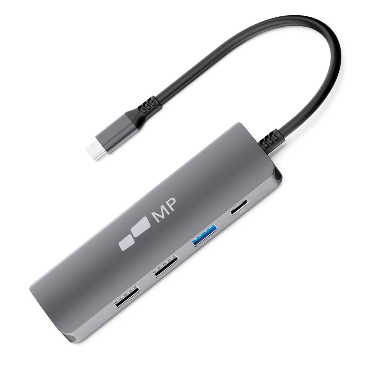 Angle. Mobile Pixels - 5-1 USB Dongle - Grey.