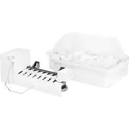 Midea - Ice Maker Kit for Bottom Mount Refrigerator - White