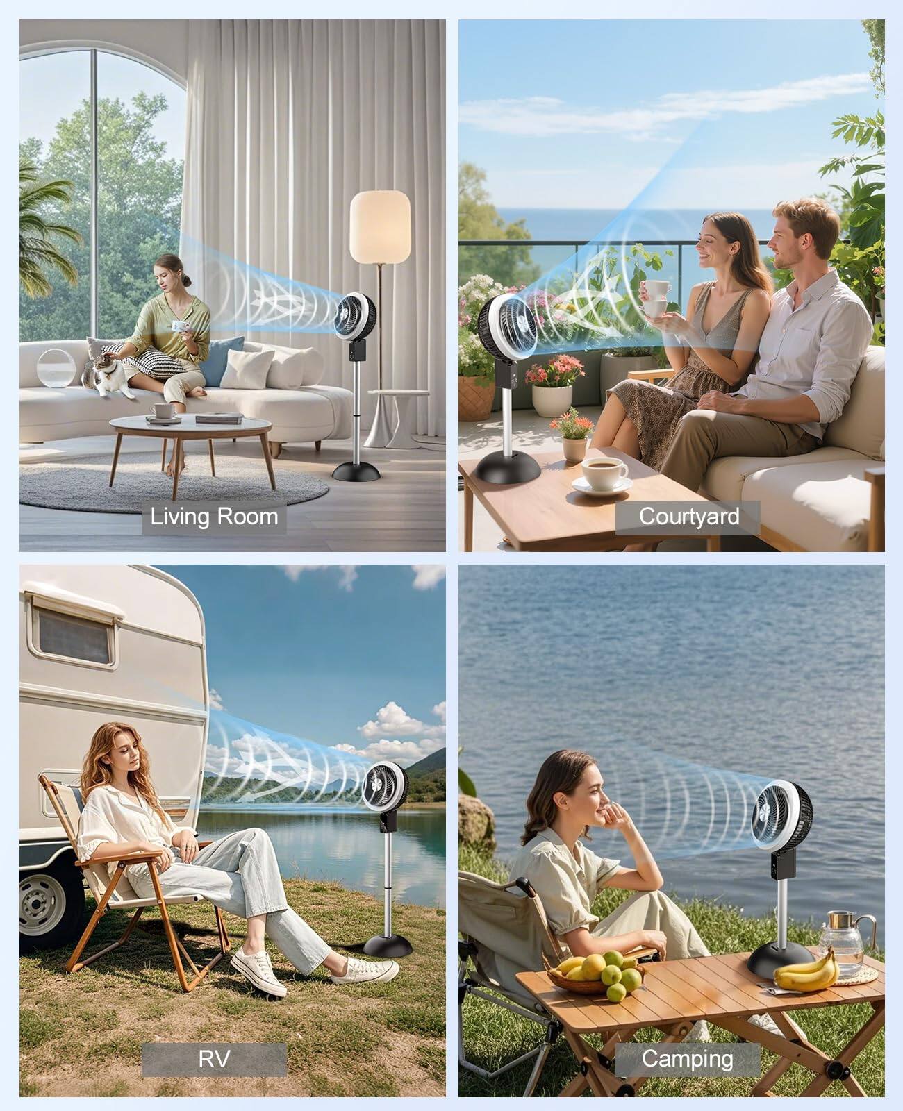 Living Room  
Courtyard  
RV  
Camping