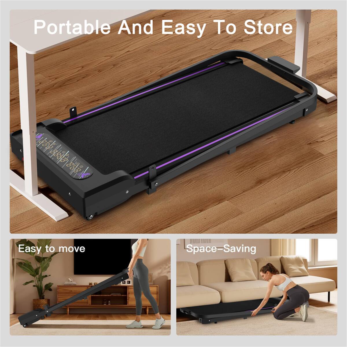 Portable And Easy To Store  
Easy to move  
Space-Saving