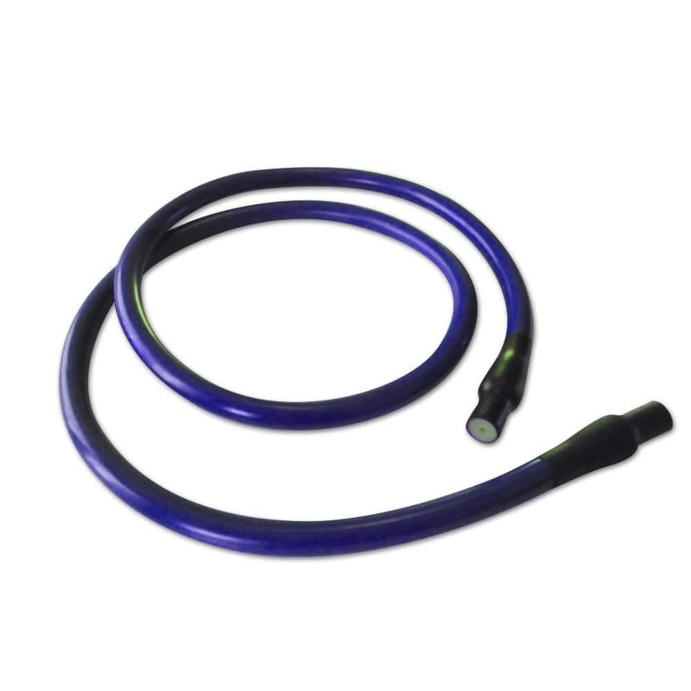 Amber Sporting Goods - IronCompany Prism Fitness 20lb Resistance Cable, Durable Rubber Cables Perfect for Exercising and Stretching - Purple