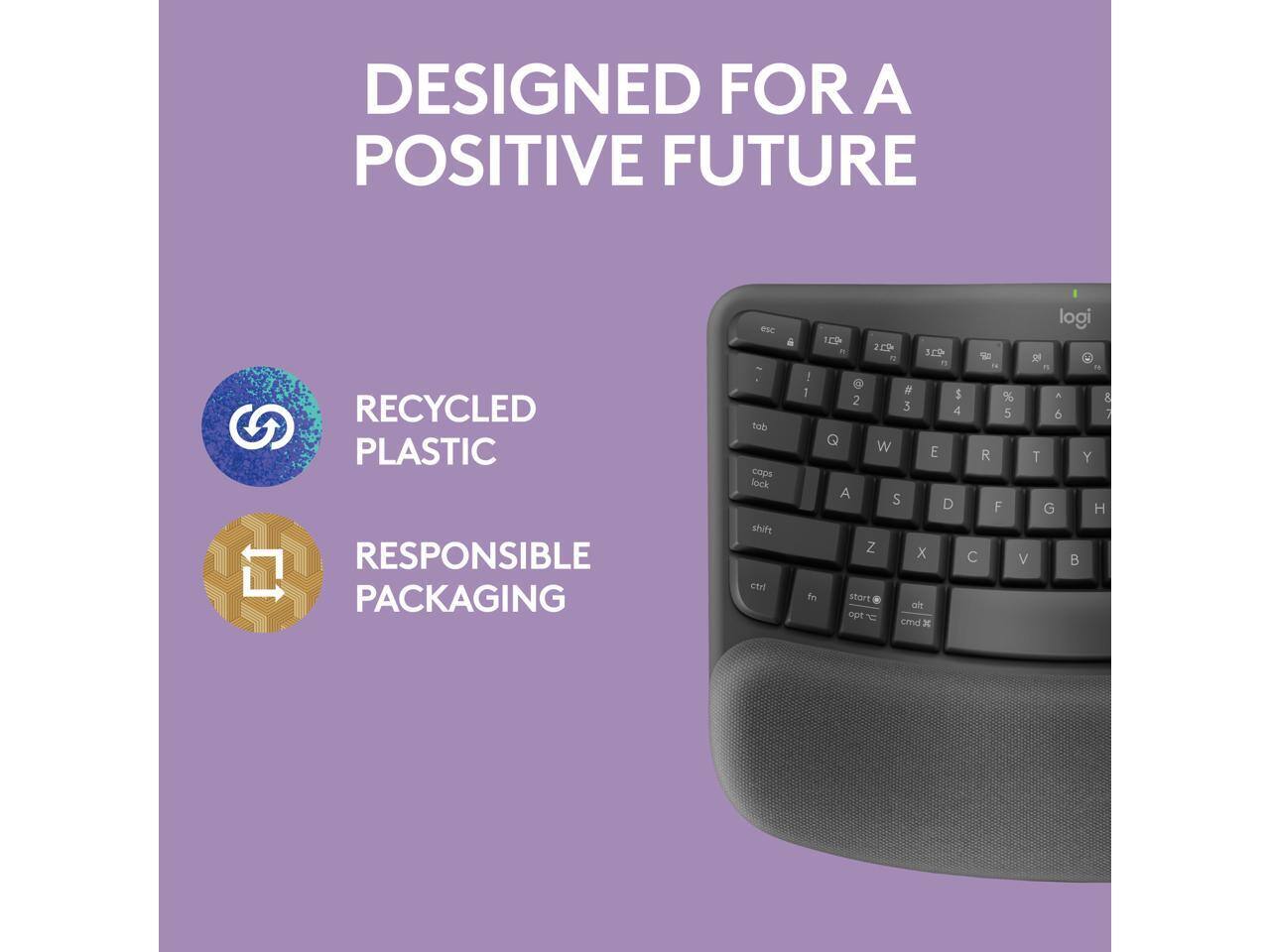 DESIGNED FOR A POSITIVE FUTURE

RECYCLED PLASTIC

RESPONSIBLE PACKAGING