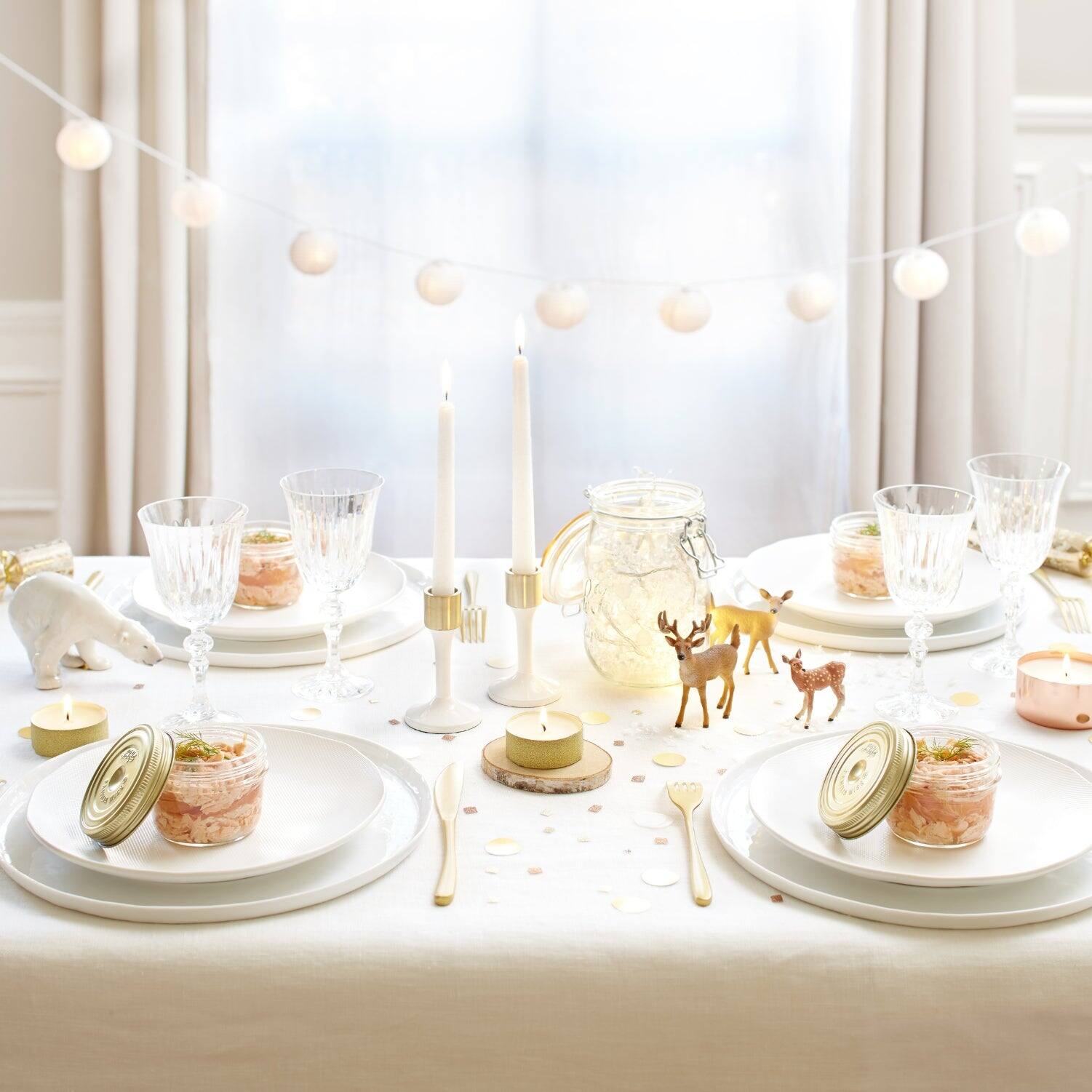 Alt View 1. Le Parfait - Familia Wiss Terrine - 200ml Wide Mouth French Glass Mason Jar w/ 2-Piece Gold Lid, 7oz/Half Pint (Pack of 6).