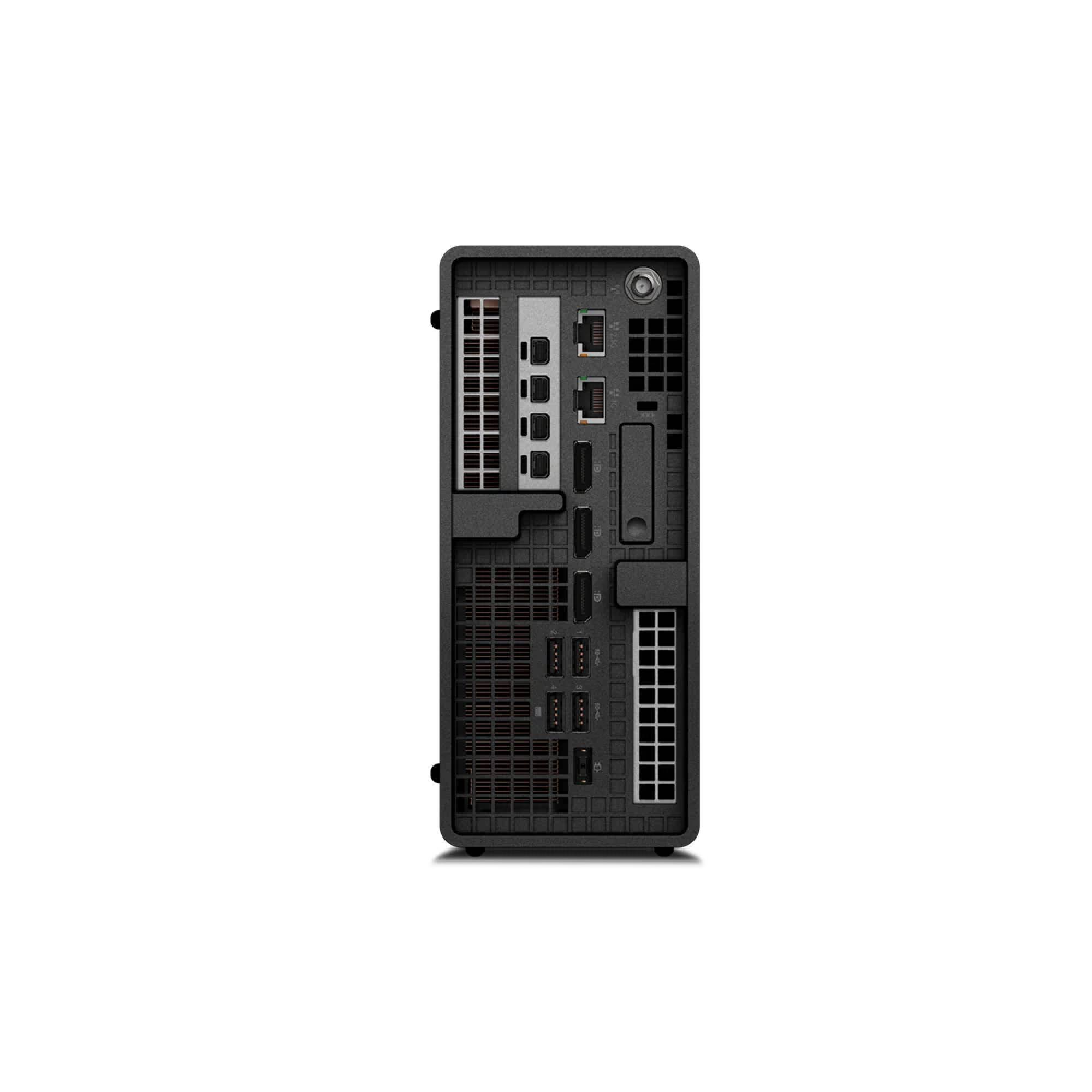 Angle. Lenovo - Lenovo Thinkstation P3 Ultra Mini PC i7-13700 Quadro T1000 32GB RAM 1TB SSD W11P - Black.