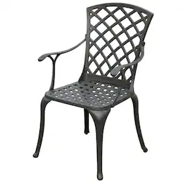 Outdoor Escape - outdoor armchair set with high backrests and sturdy construction - Black
