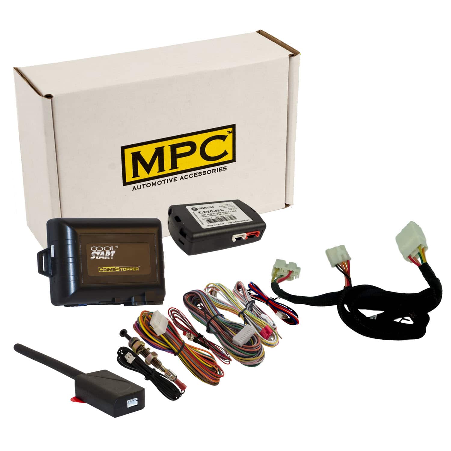 MPC - 5-Button Extended Range Remote Start Kit For 2014 Hyundai Sonata - Black