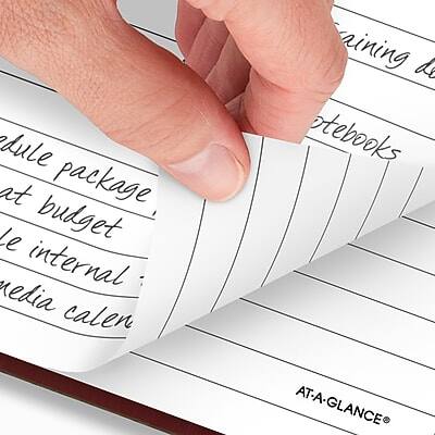 Sure, here is the corrected and grouped text:

- Training
- Schedule package
- Budget
- Internal
- Media calendar
- Notebooks
- AT-A-GLANCE®