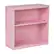 Angle. OSP Home Furnishings - Metal Bookcase - Pink.