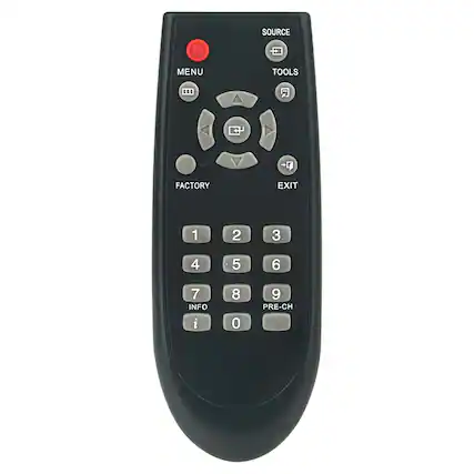 SOURCE
TOOLS
MENU
FACTORY
EXIT
1 2 3
4 5 6
7 8 9
0
INFO
PRE-CH