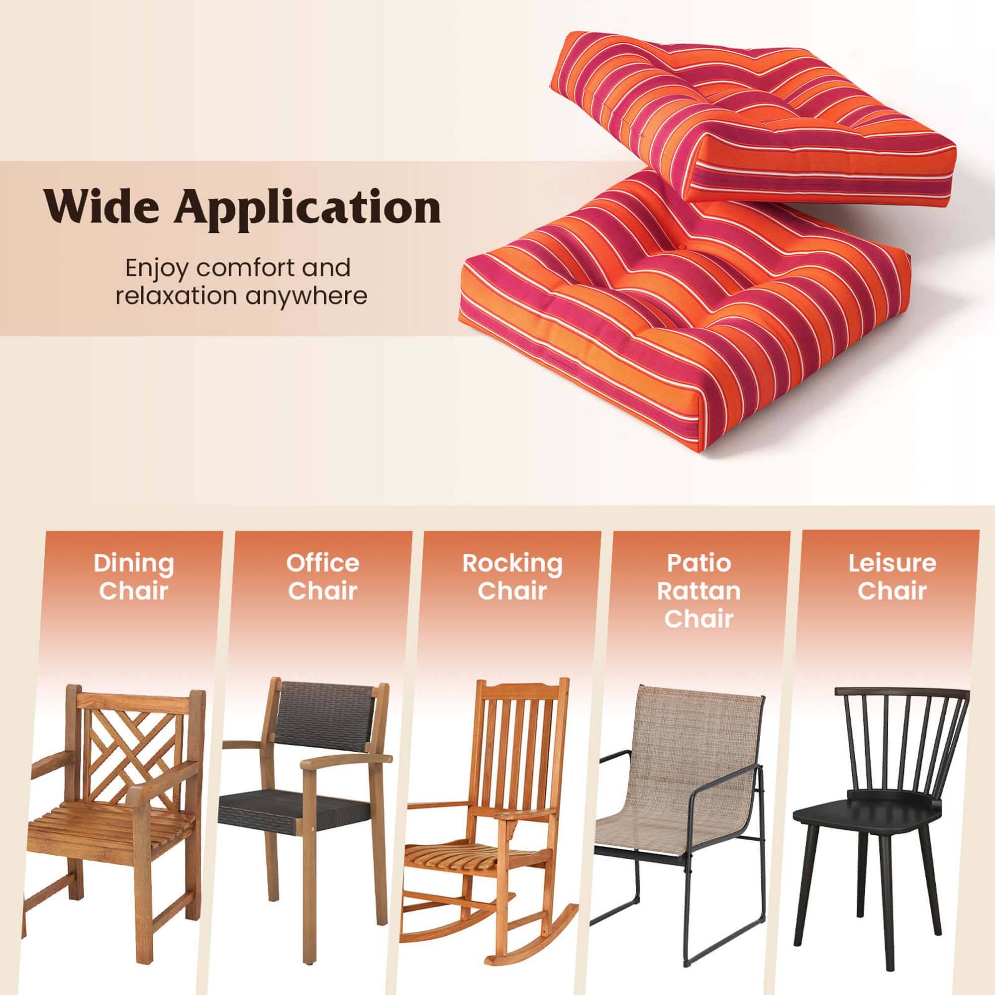 Wide Application  
Enjoy comfort and relaxation anywhere  

Dining Chair  
Office Chair  
Rocking Chair  
Patio Rattan Chair  
Leisure Chair