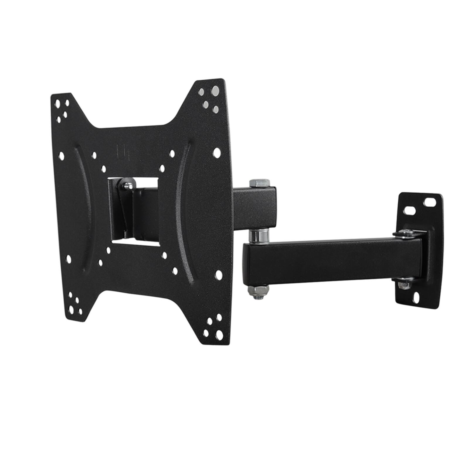 Front. MegaMounts - MegaMounts Full Motion, Tilt and Swivel Single Stud Wall Mount for 17- 42 Inch  LCD, LED, and Plasma Screens - Black.