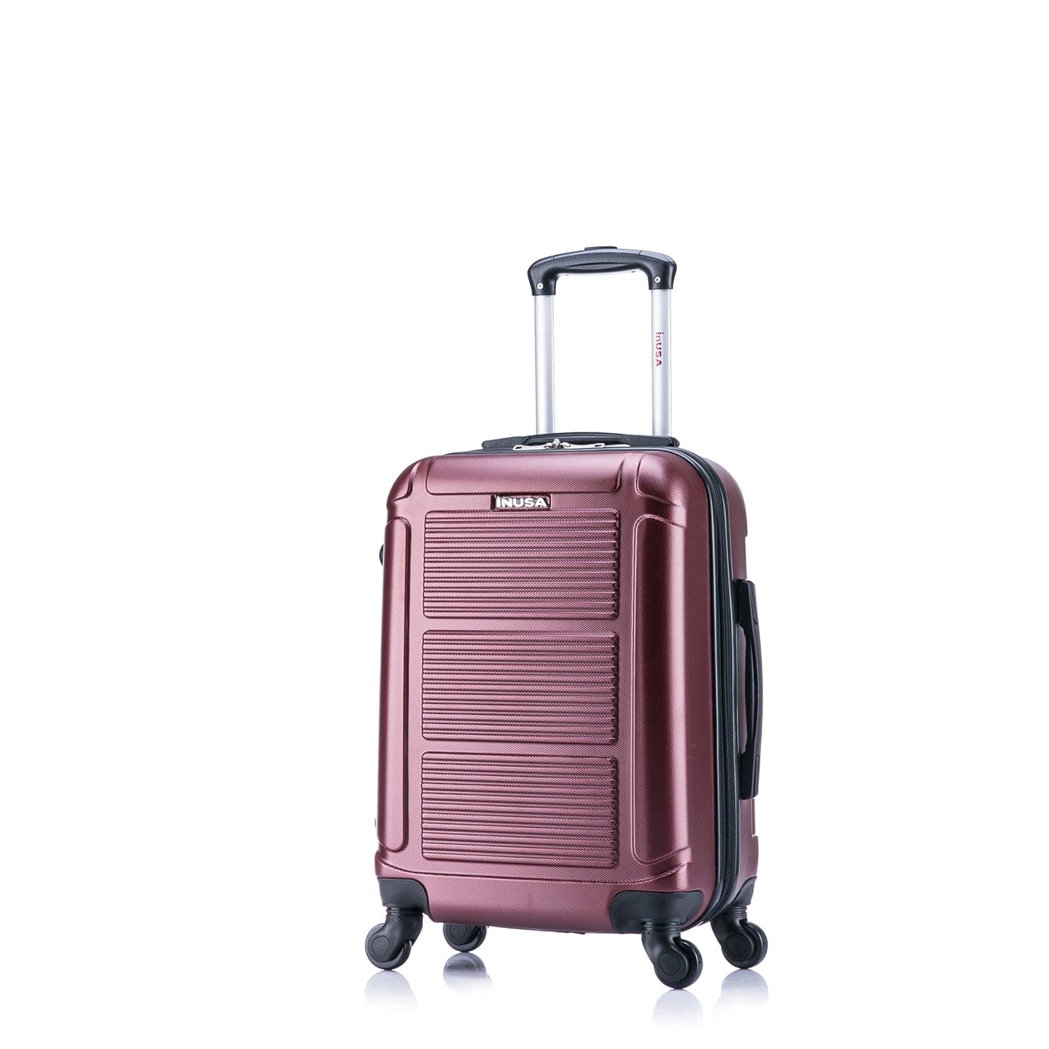 InUSA - Pilot lightweight hardside spinner luggage 20" carry-on - WINE