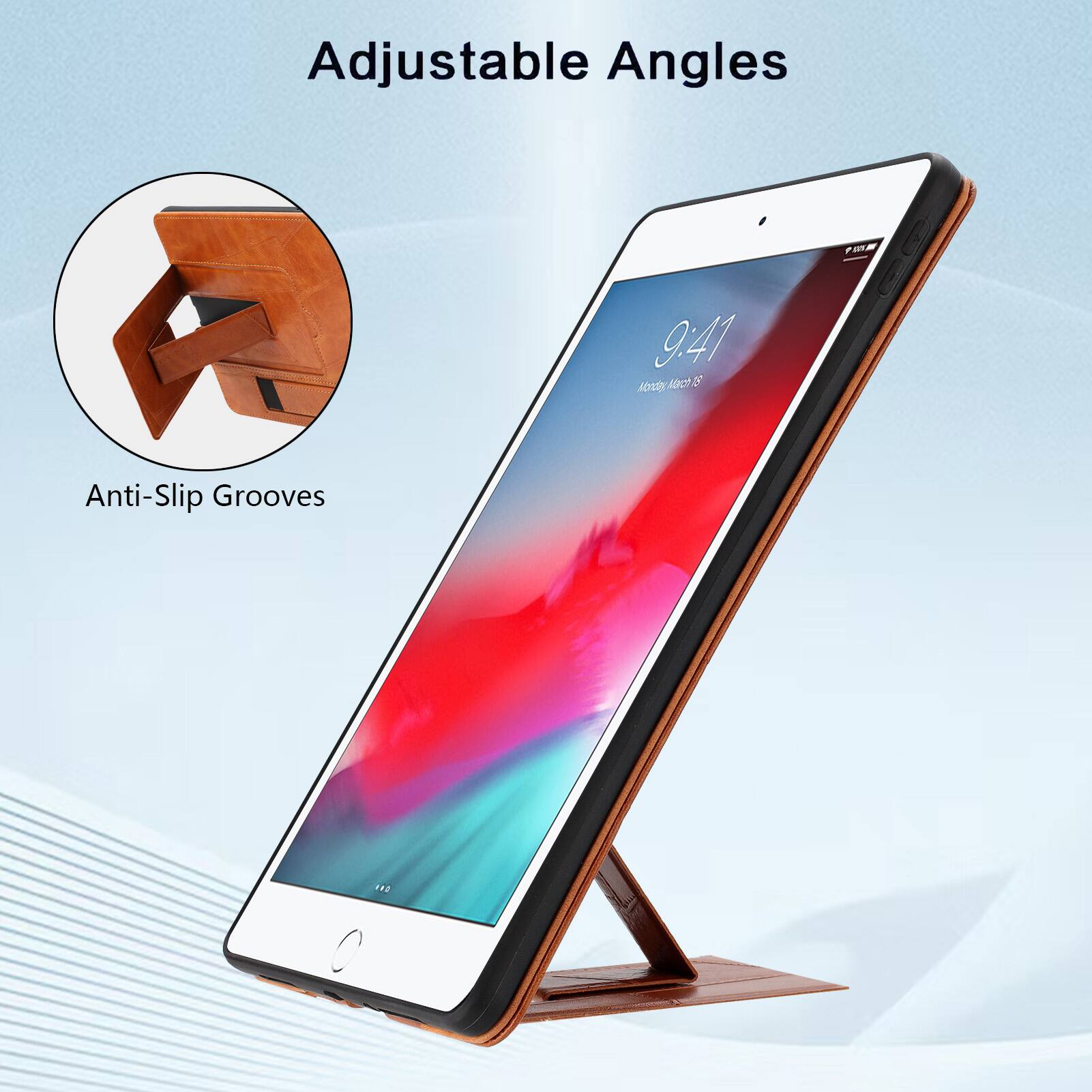 Adjustable Angles

9:41

Anti-Slip Grooves