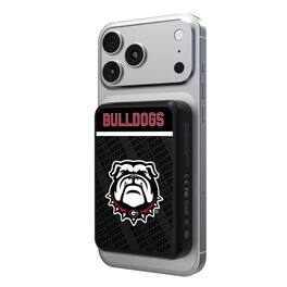 Keyscaper - Georgia Bulldogs Endzone Plus Logo Wireless Power Bank - Multicolor