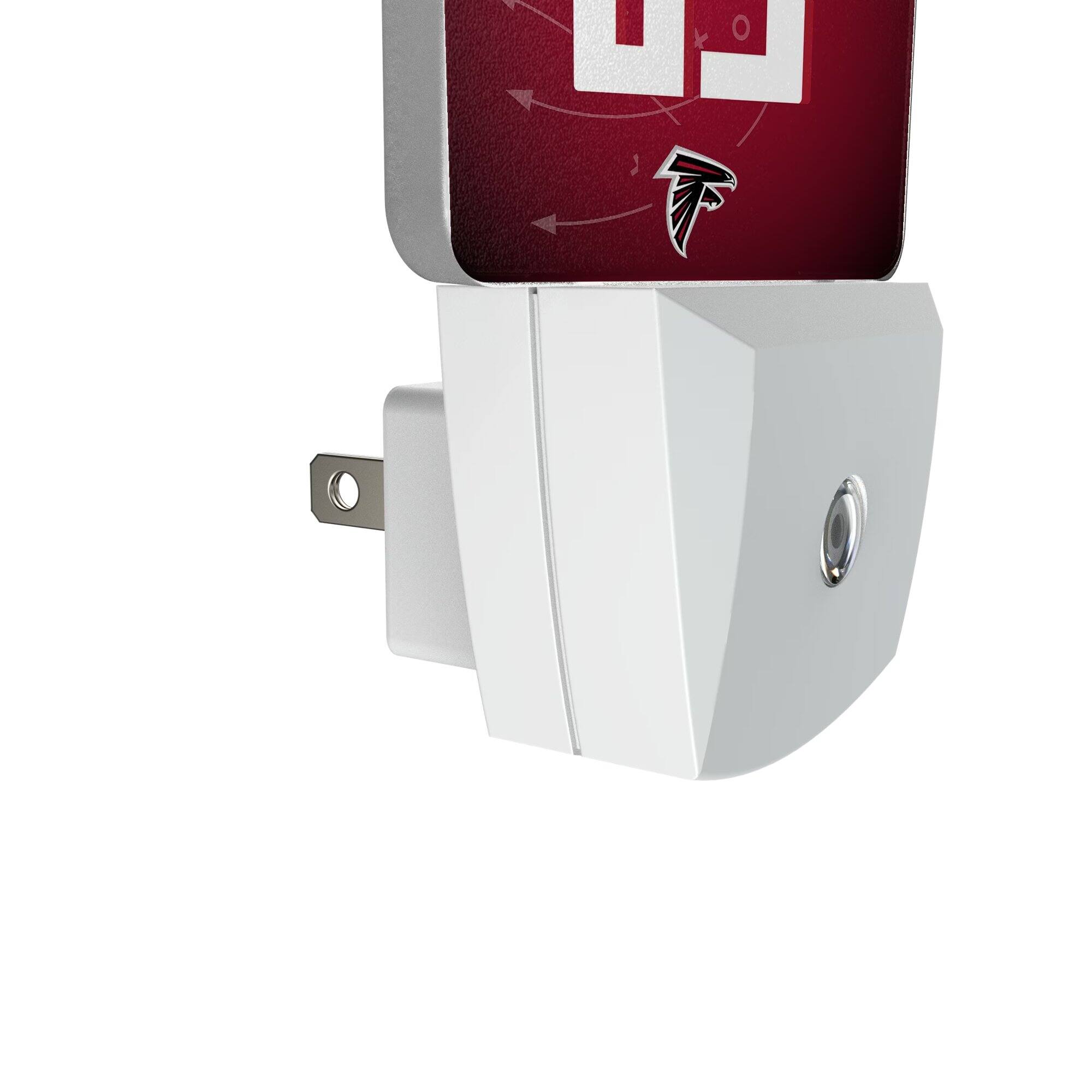Alt View 2. Keyscaper - Chris Lindstrom Atlanta Falcons Nightlight 2-Pack - Multicolor.