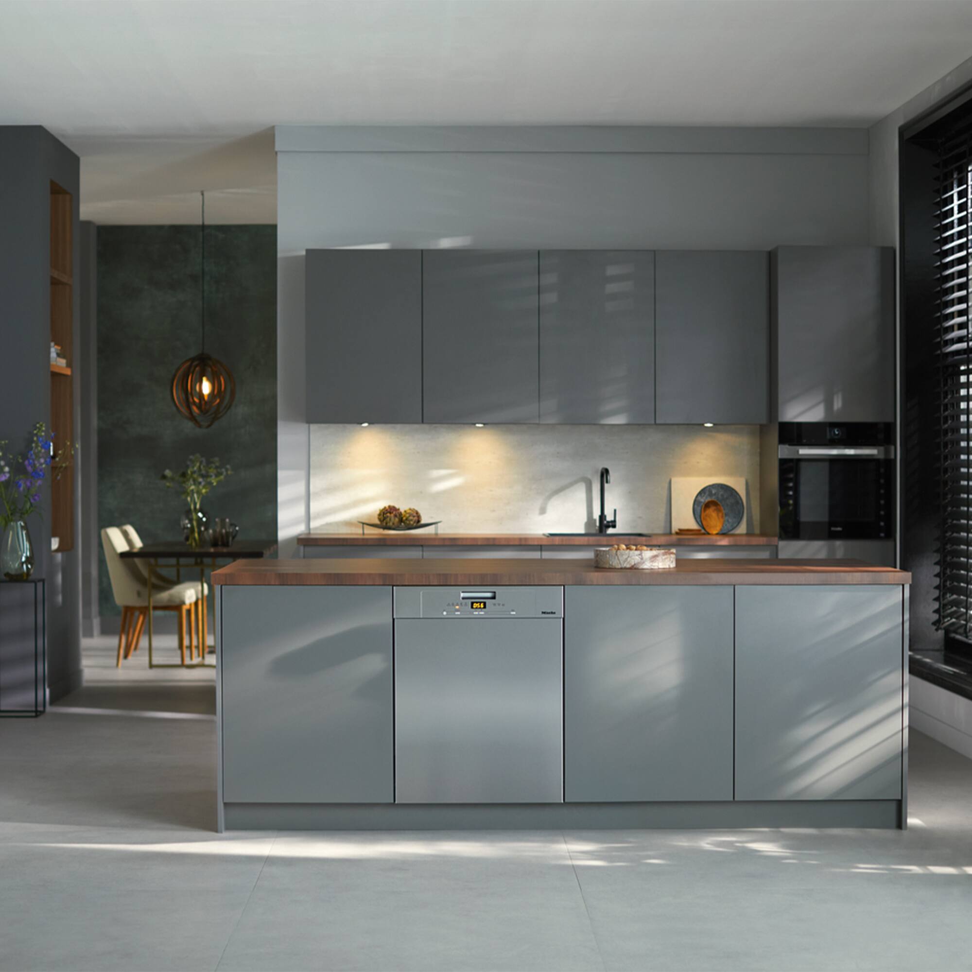 Alt View 4. Miele - G 5008 SCU Active 24" Selector Button Controls 44dB Energy Star Built-Under Dishwasher - Clean Touch Steel.