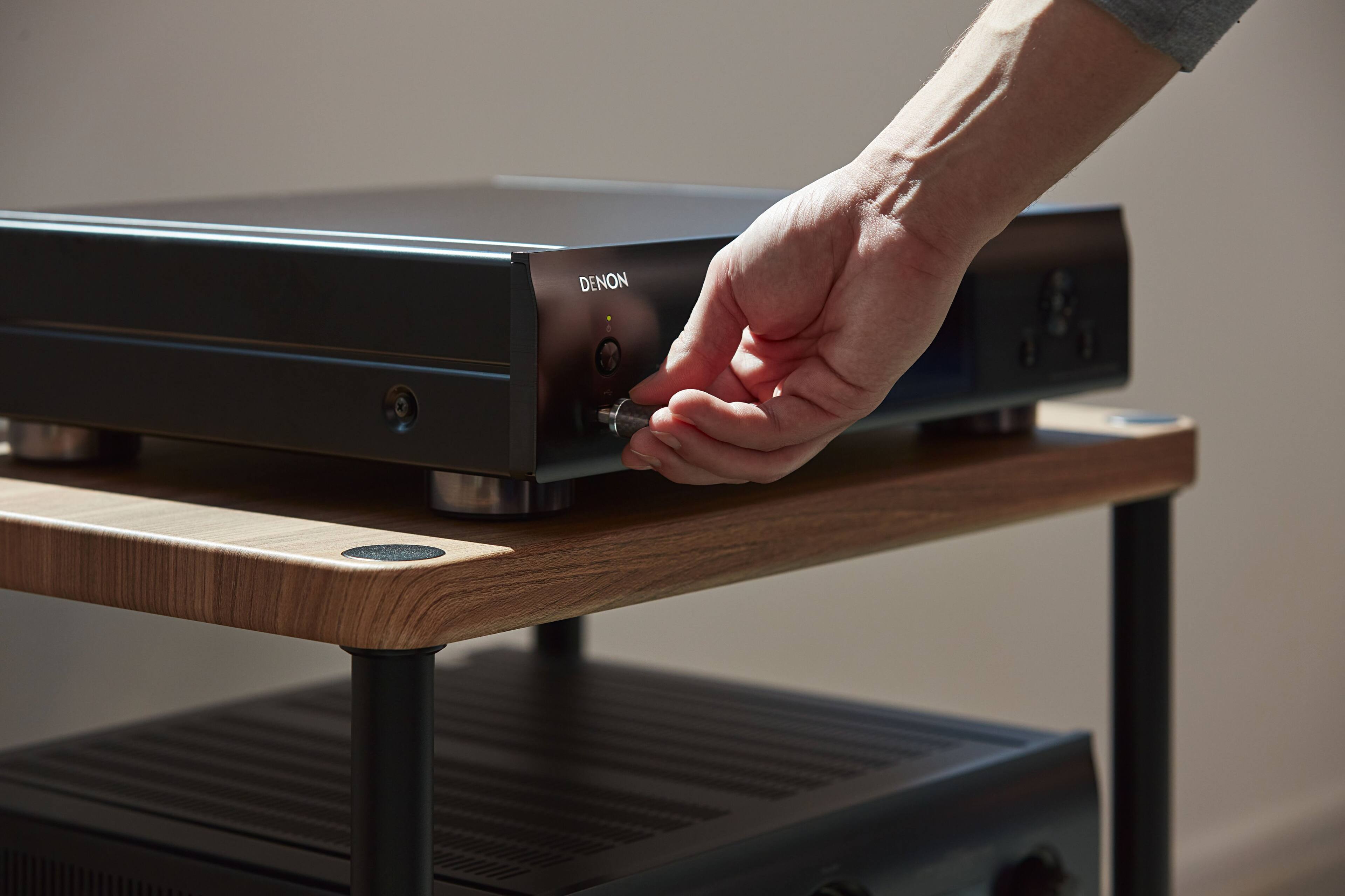 Alt View Zoom 16. Denon - DNP-2000NE Network Audio Player with HEOS, Alexa Compatible - Black.