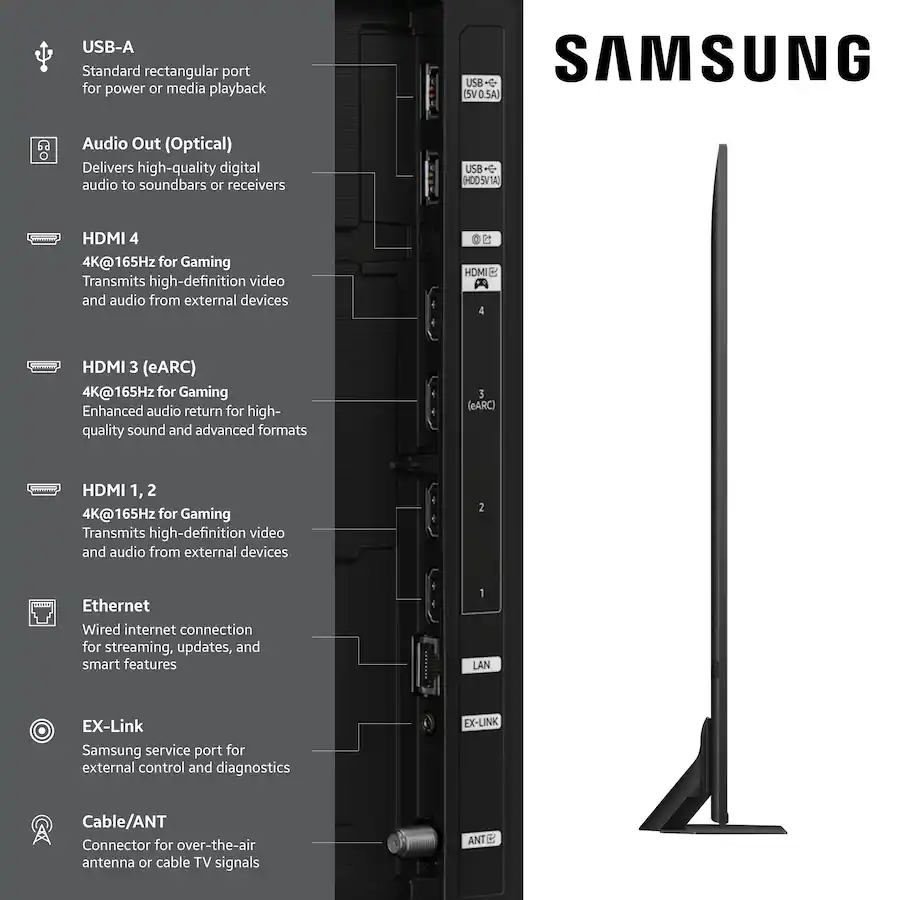 Samsung 65” Class QN90F Series Neo QLED Mini LED 4K UHD SamsungVision ...