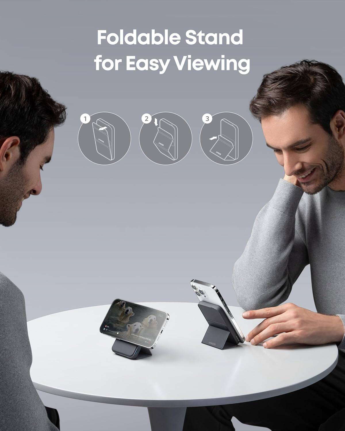 Foldable Stand for Easy Viewing

1
2
3