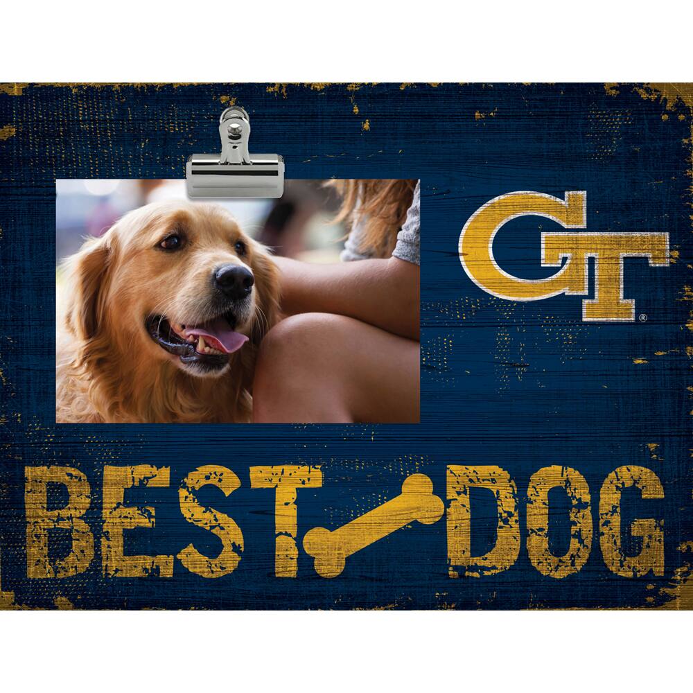 GA Tech Yellow Jackets 10.5" x 8" Best Dog Clip Photo Frame