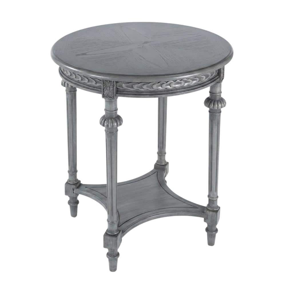 Butler Specialty - Hellinger Round Lamp Table - Gray