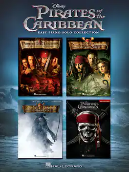 Hal Leonard - Pirates of the Caribbean Easy Piano Songbook Piano Solo Sheet Music Collection 12 Themes Softcover 80 Pages