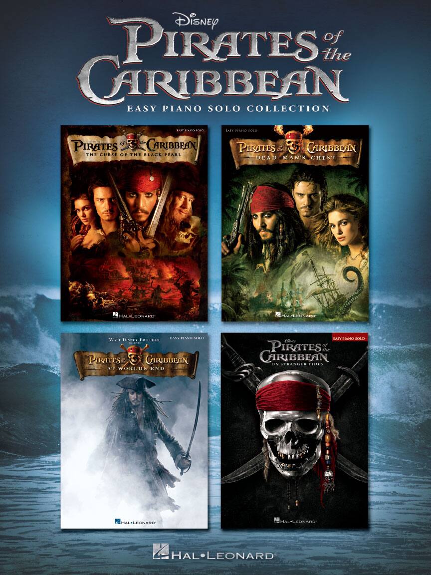 Disney Pirates of the Caribbean Easy Piano Solo Collection

- Pirates of the Caribbean: The Curse of the Black Pearl
- Pirates of the Caribbean: Dead Man's Chest
- Pirates of the Caribbean: At World's End
- Pirates of the Caribbean: On Stranger Tides

Hal Leonard