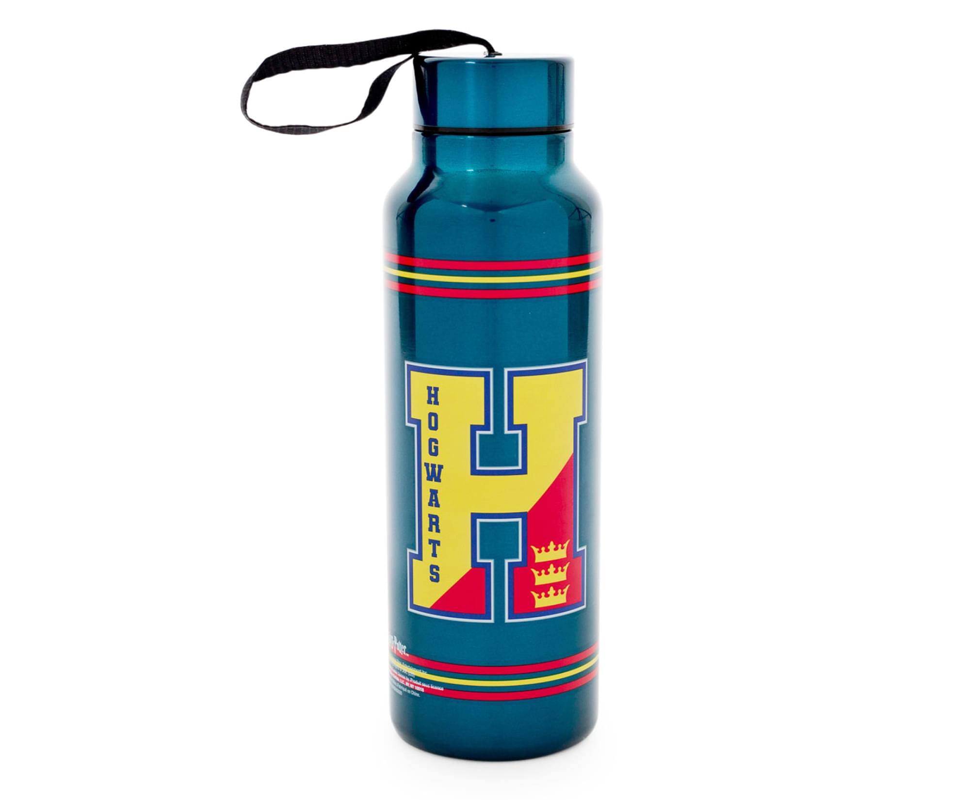 Alt View 1. Silver Buffalo - Harry Potter Hogwarts Houses Stainless Steel Water Bottle | Holds 27 Ounces - Blue.
