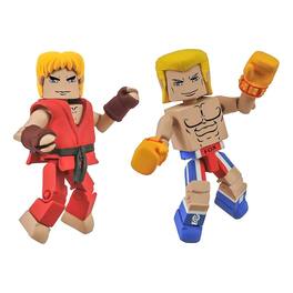 Diamond Comic - Street Fighter X Tekken Minimates Figure 2 Pack Ken vs Steve - Red