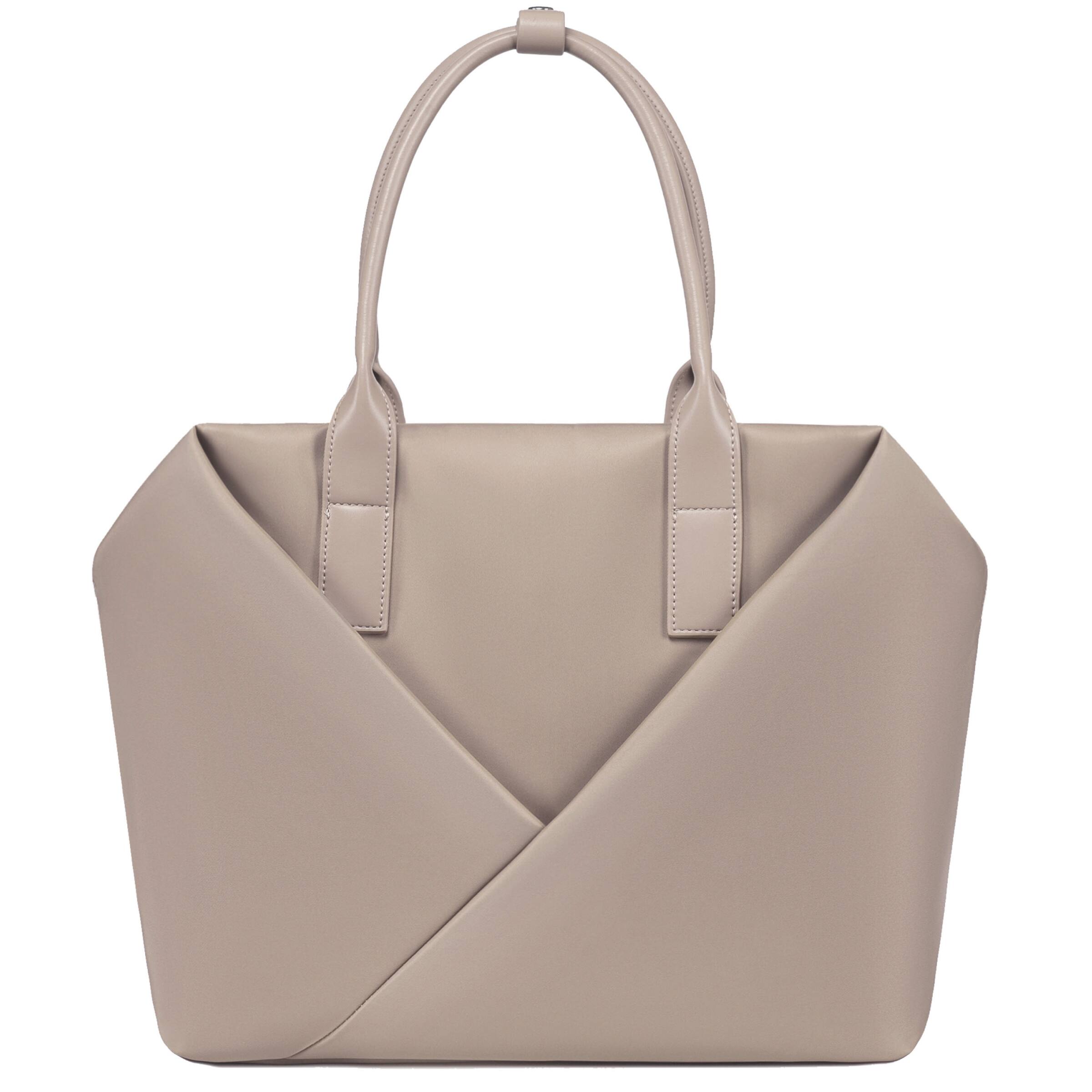 Lux & Nyx - Origami 15" Laptop Tote - Champagne Taupe