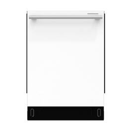 Forno Appliances - Stella 24" Top Control Built-In Stainless Steel Tub Dishwasher and 44dBA - White