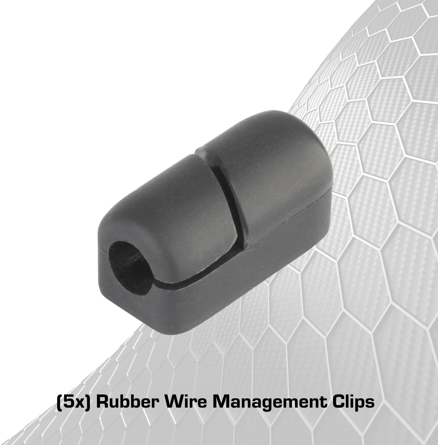 [5x] Rubber Wire Management Clips