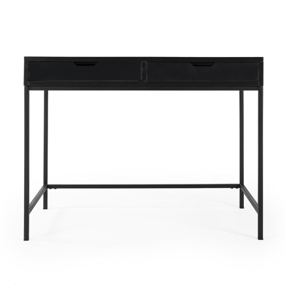 Back. Butler Specialty - Belka Desk with Drawers - Black.