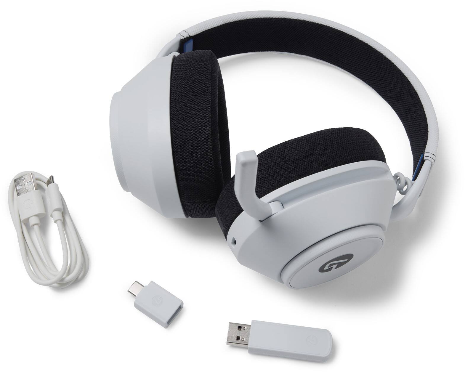 Alt View 28. LucidSound - LS500P Wireless Over Ear Bluetooth Gaming Headset for PlayStation - White.