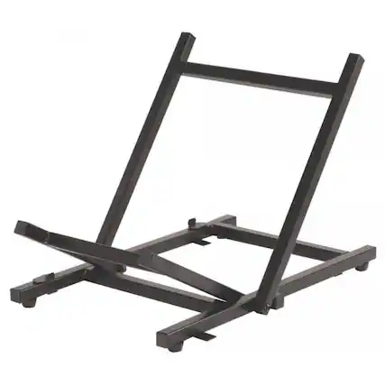 Front. On Stage Stands - On-Stage RS4000 Folding Guitar Amplifier Stand,Black - Black.