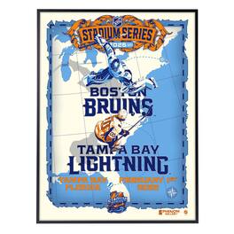 Phenom Gallery - vs. Tampa Bay Lightning 2026 NHL Stadium Series 18" x 24" Deluxe Framed Serigraph - Multicolor