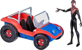 Marvel - Spider-Man Spider-Mobile 6-Inch-Scale Vehicle with Miles Morales Action