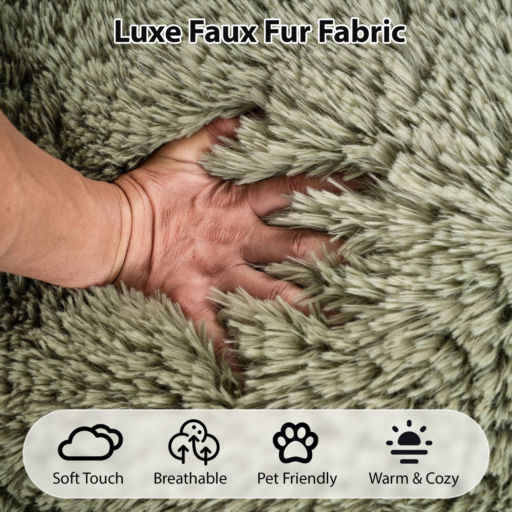 Luxe Faux Fur Fabric

Soft Touch
Breathable
Pet Friendly
Warm & Cozy