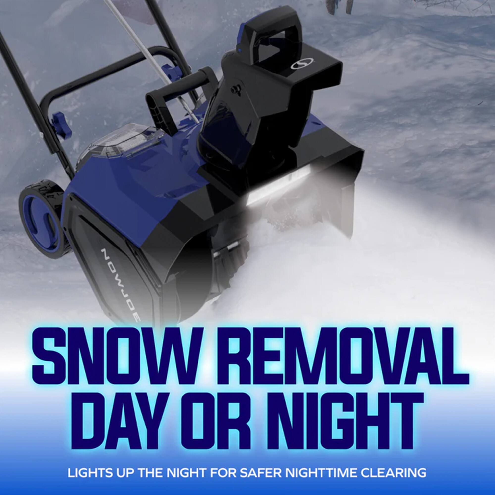 SNOW REMOVAL DAY OR NIGHT  
LIGHTS UP THE NIGHT FOR SAFER NIGHTTIME CLEARING