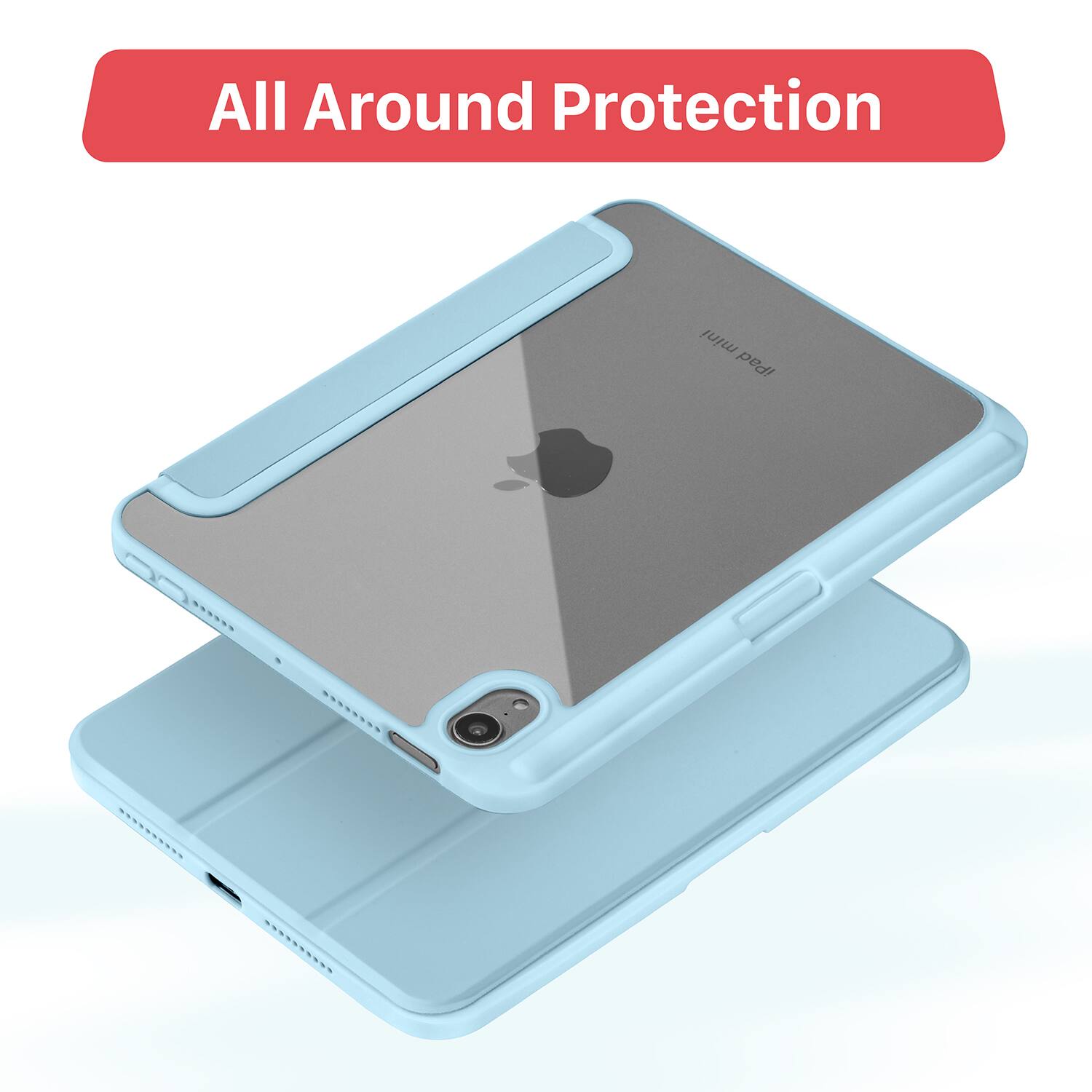 Vena For Apple iPad Mini 6 Case Clear, iPad Mini A17 Pro Case