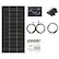 Front. Renogy - Mountable Solar Panel Kit (100W panel & Accy's) - Black.