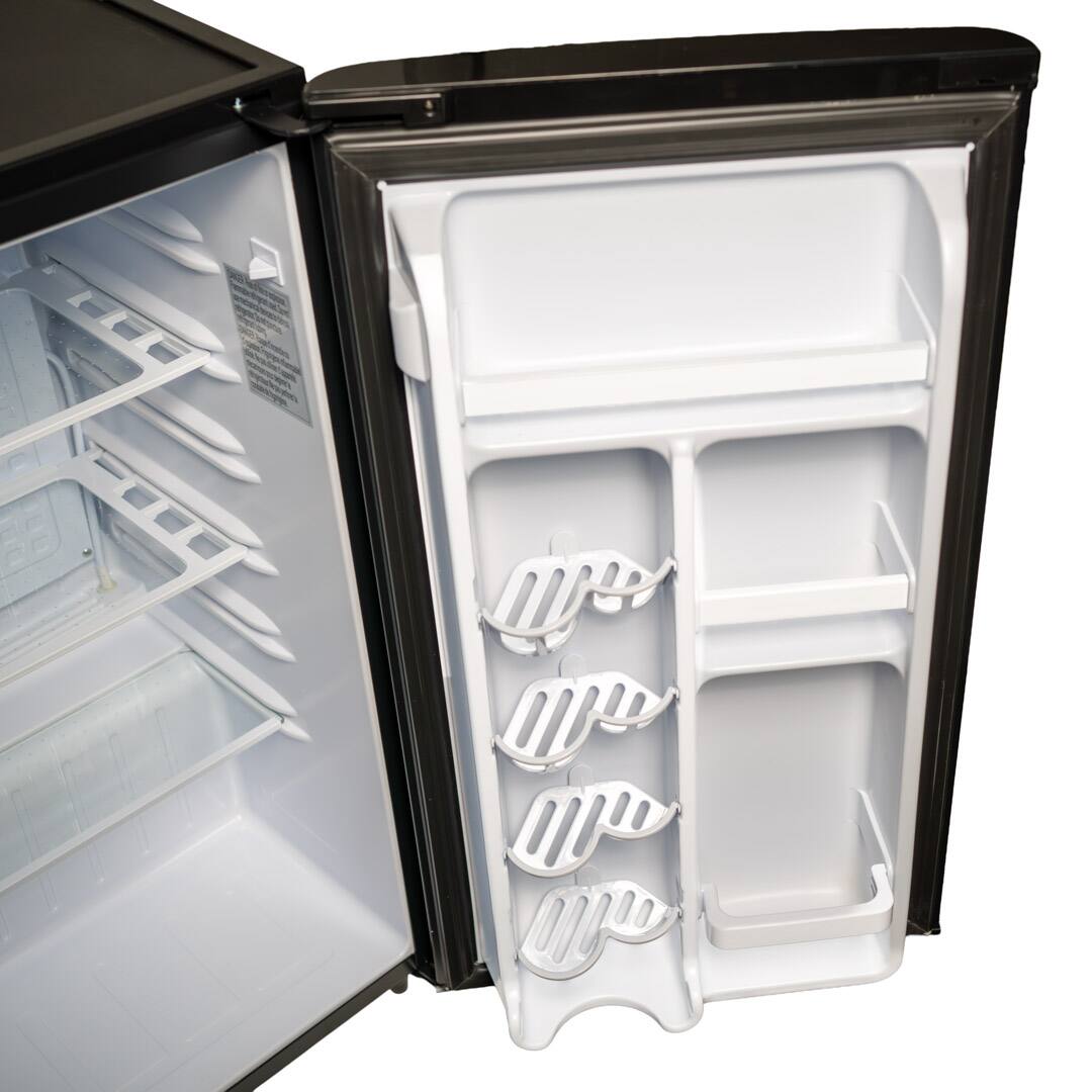 Alt View 5. Danby - 3.3 cu. ft. Contemporary Classic Compact Fridge - Matte Black - Matte Black.